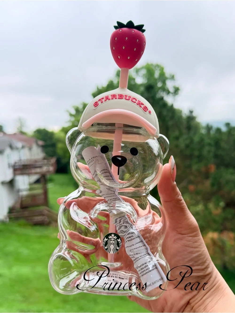 Starbucks 2026 Bearista glass Strawberry Collection